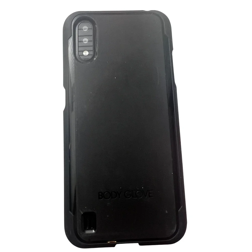 Samsung Galaxy A01 Black‎ 16GB TracFone Smartphone SM S111DL Body Glove Case